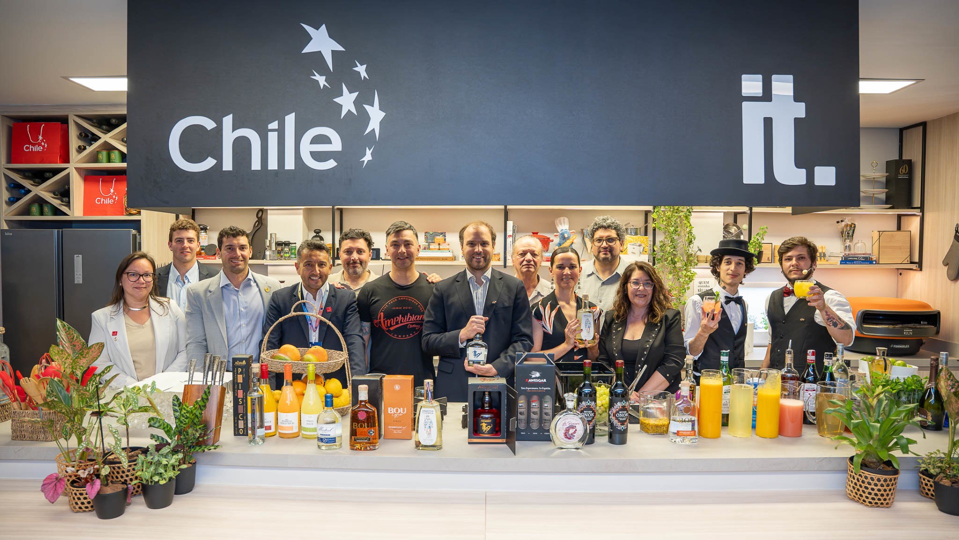 Empresas pisqueras de Coquimbo promovieron el pisco chileno en ProWine São Paulo 2026